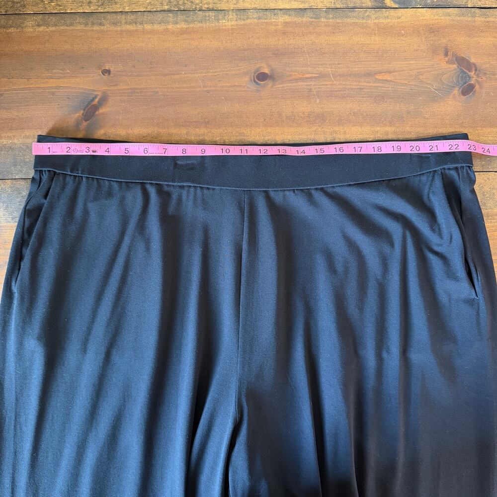 Eileen Fisher Lyocell Stretch Jersey Straight Pull-On Pants Women's 3X - Picture 8 of 10